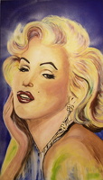 0028 Acrylmalerei, 80 x 140 cm