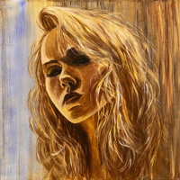 0022 Acrylmalerei, 50 x 50 cm