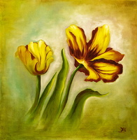 0044 Ölmalerei, 60 x 60 cm