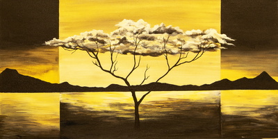 0039 Acrylmalerei, 100 x 50 cm