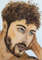 0056 Acrylmalerei, 50 x 70 cm