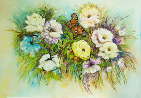0062 Acrylmalerei, 140 x 100 cm